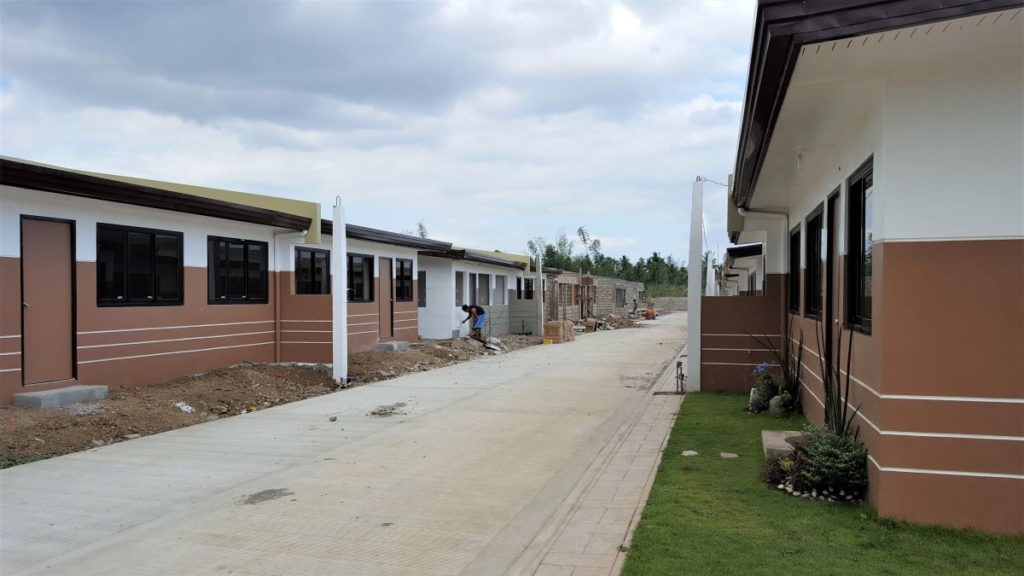 Government is working with the private sectors in providing socialized housing developments in the Philippines