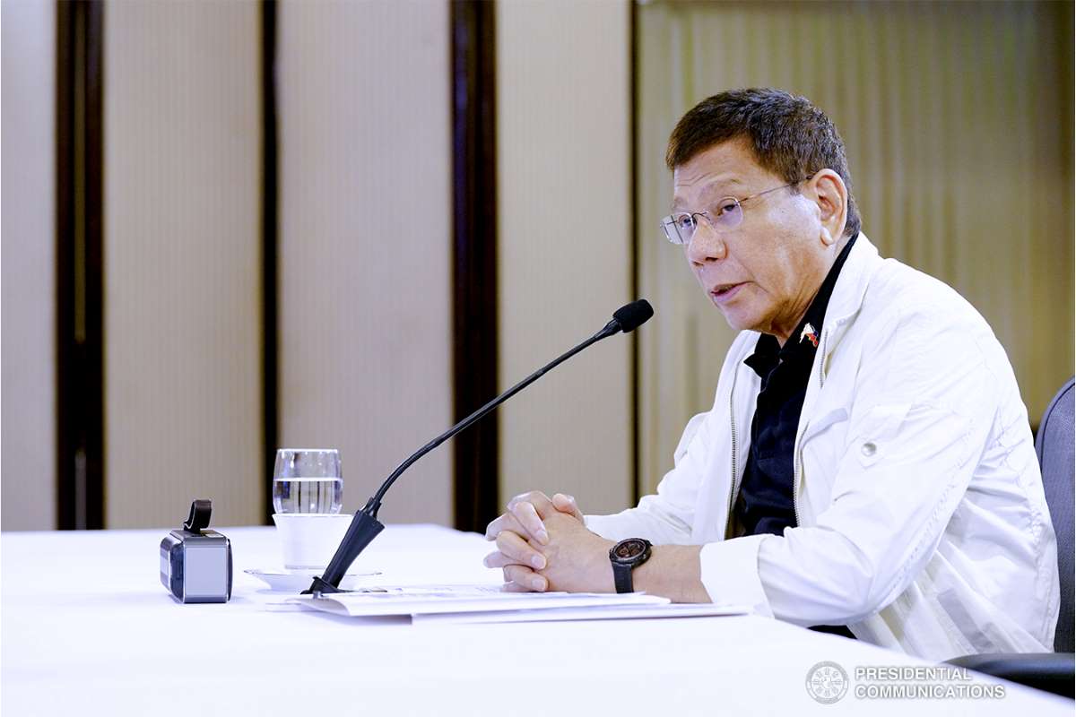 President Rodrigo Duterte signs Executive Order No. 164 to include nuclear power among the Philippines' energy sources.