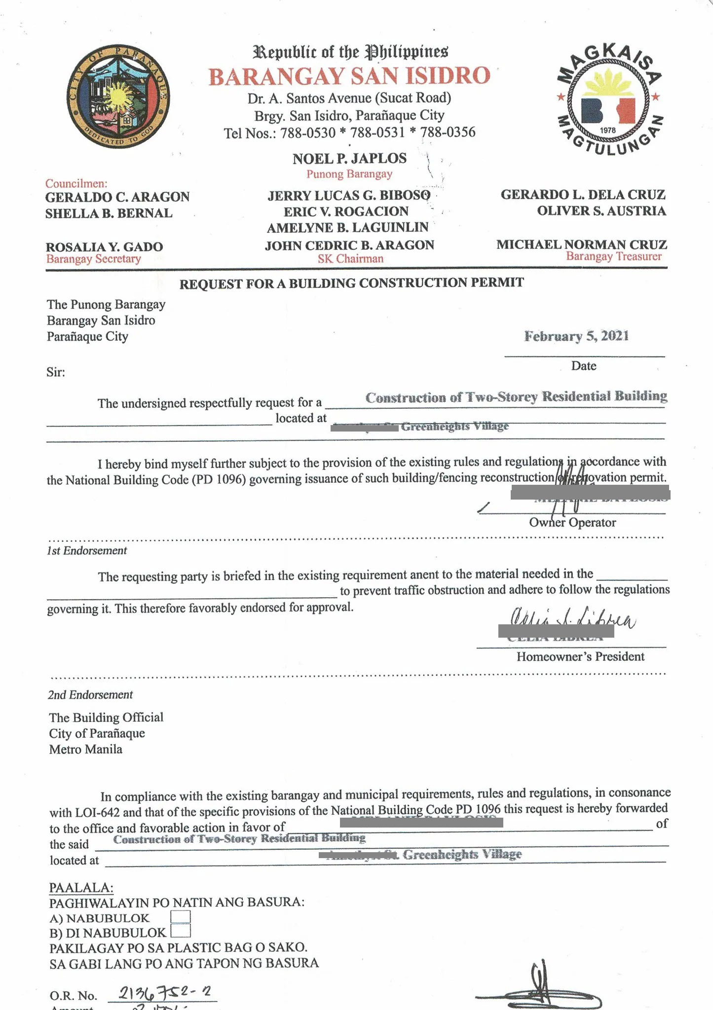 Barangay Census Form 2024 Gavra Sharline