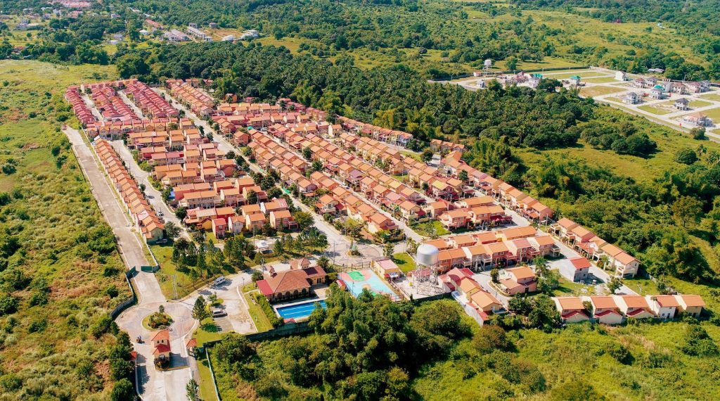 Subdivision development on a previously classified agricultural land.