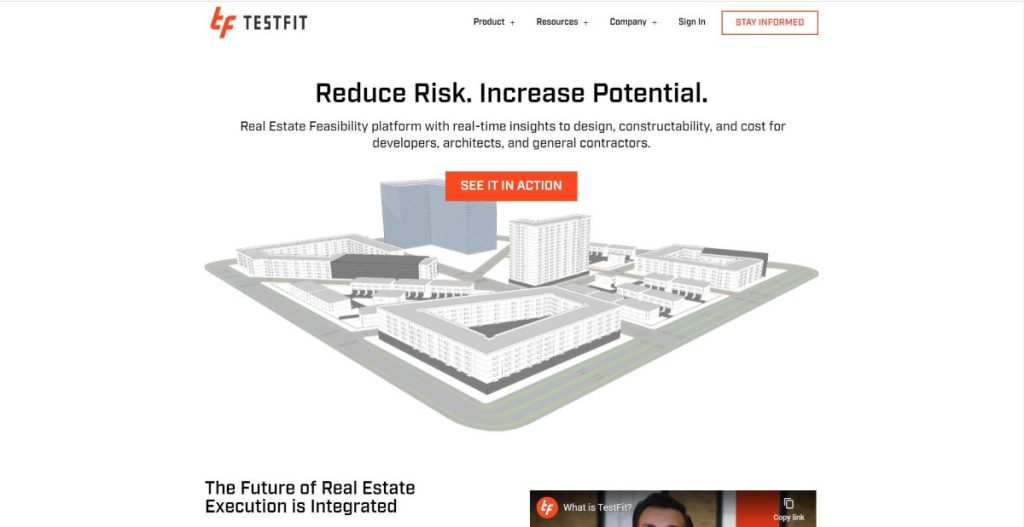 TestFit is a cutting-edge real estate feasibility platform that leverages the power of artificial intelligence (AI) to transform the design process