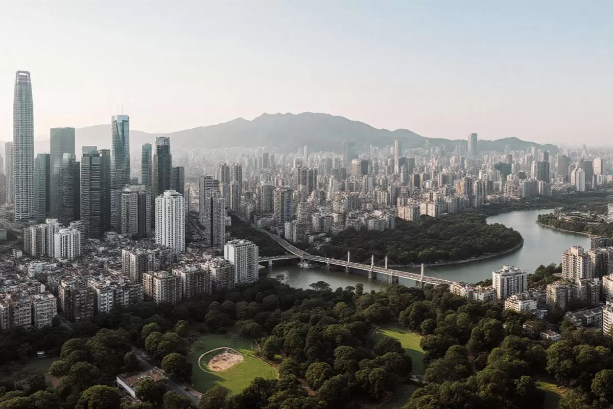 Urban skylines of Tokyo, Singapore, and Seoul showing modern condominium districts representing redevelopment success.
